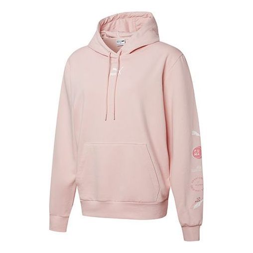 (WMNS) Puma Small Logo Hoodie 'Light Pink' 534417-36 sold by KicksCrew
