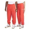 Nike x Stussy Pigment Dyed Fleece Sweatpants 'Habanero Red' FJ9157-642 sold by KicksCrew