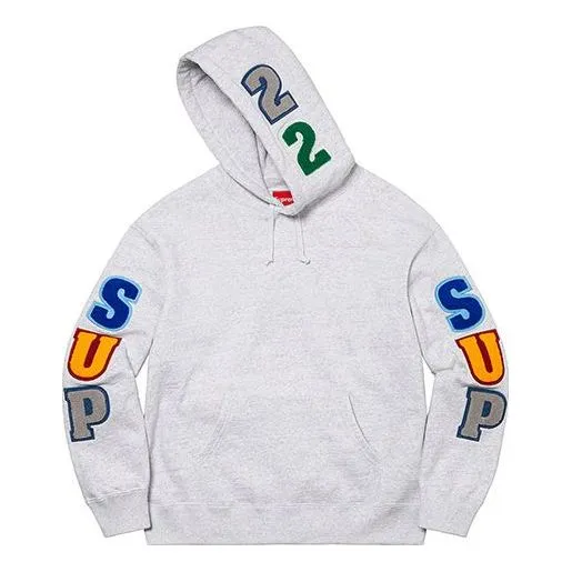 Supreme Team Chenille Hooded Sweatshirt 'Multi-Color' SUP-SS22-078 sold by KicksCrew