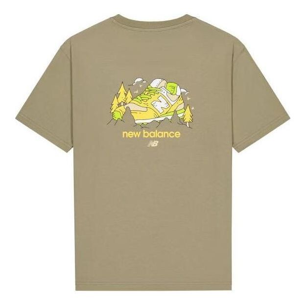 New Balance Shoe Graphic T-Shirt 'Khaki' AMT41362-CGN sold by KicksCrew