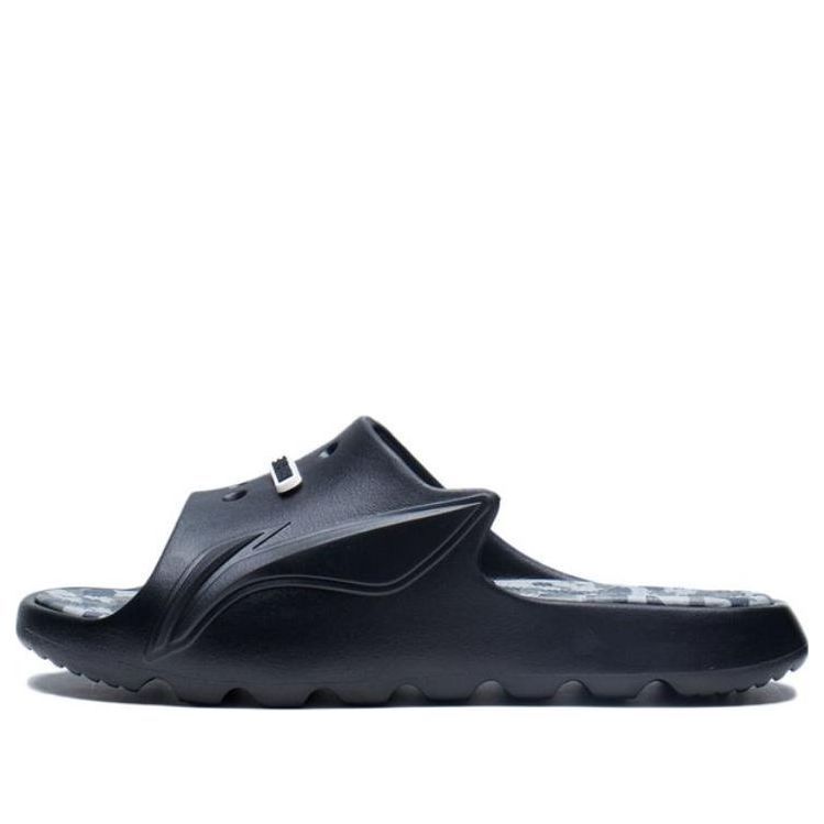 Li-Ning LNBB Slides 'Black Camo' ABTS003-4 sold by KicksCrew