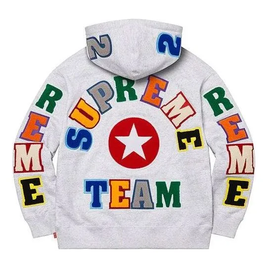 Supreme Team Chenille Hooded Sweatshirt 'Multi-Color' SUP-SS22-078 sold by KicksCrew product image thumbnail 2