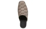 (WMNS) Balenciaga BB Monogram Cosy Mules 'Beige Brown' 653879W2I103020 sold by KicksCrew