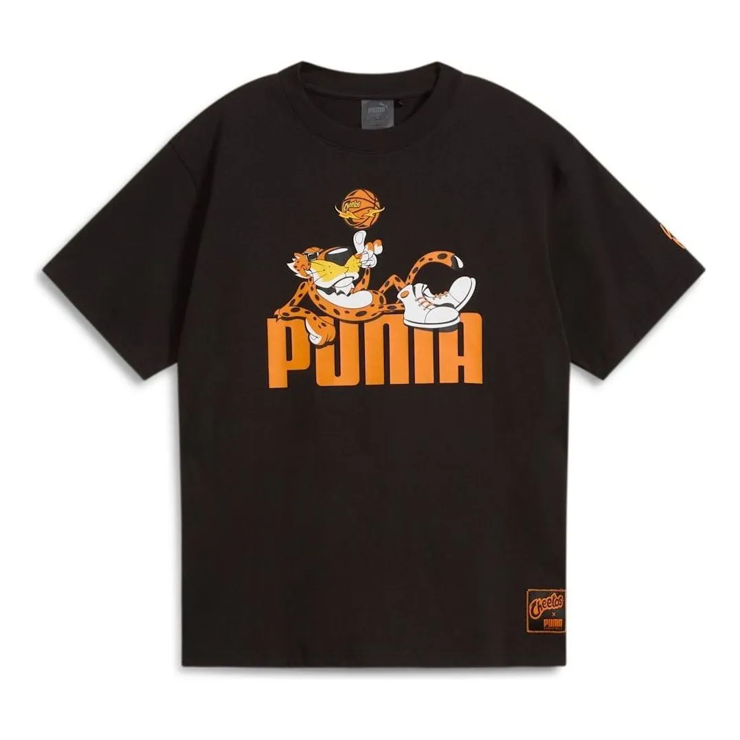 PUMA x CHEETOS Hoops T-shirt 'Black' 625873-01 sold by KicksCrew