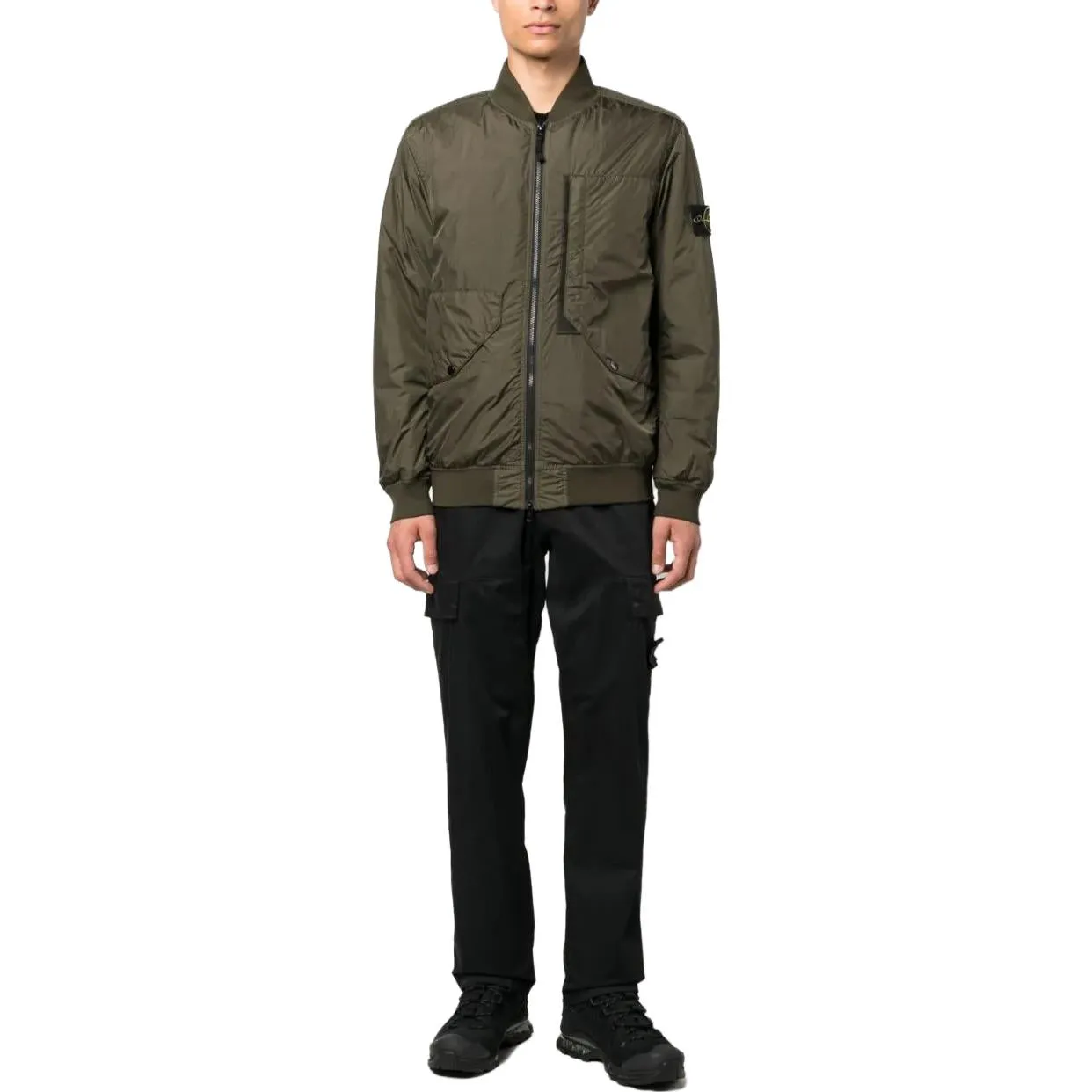 STONE ISLAND Plain Logo Down Jackets 'Olive Green' 791540923V0058 sold by KicksCrew product image thumbnail 2