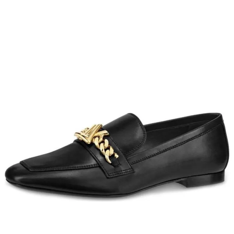 (WMNS) LOUIS VUITTON Upper Case Loafers 'Black' 1A4XDY sold by KicksCrew