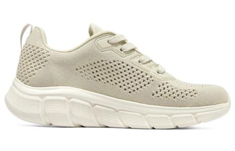 (WMNS) Skechers Bobs B Flex 'Beige' 117333-NAT sold by KicksCrew