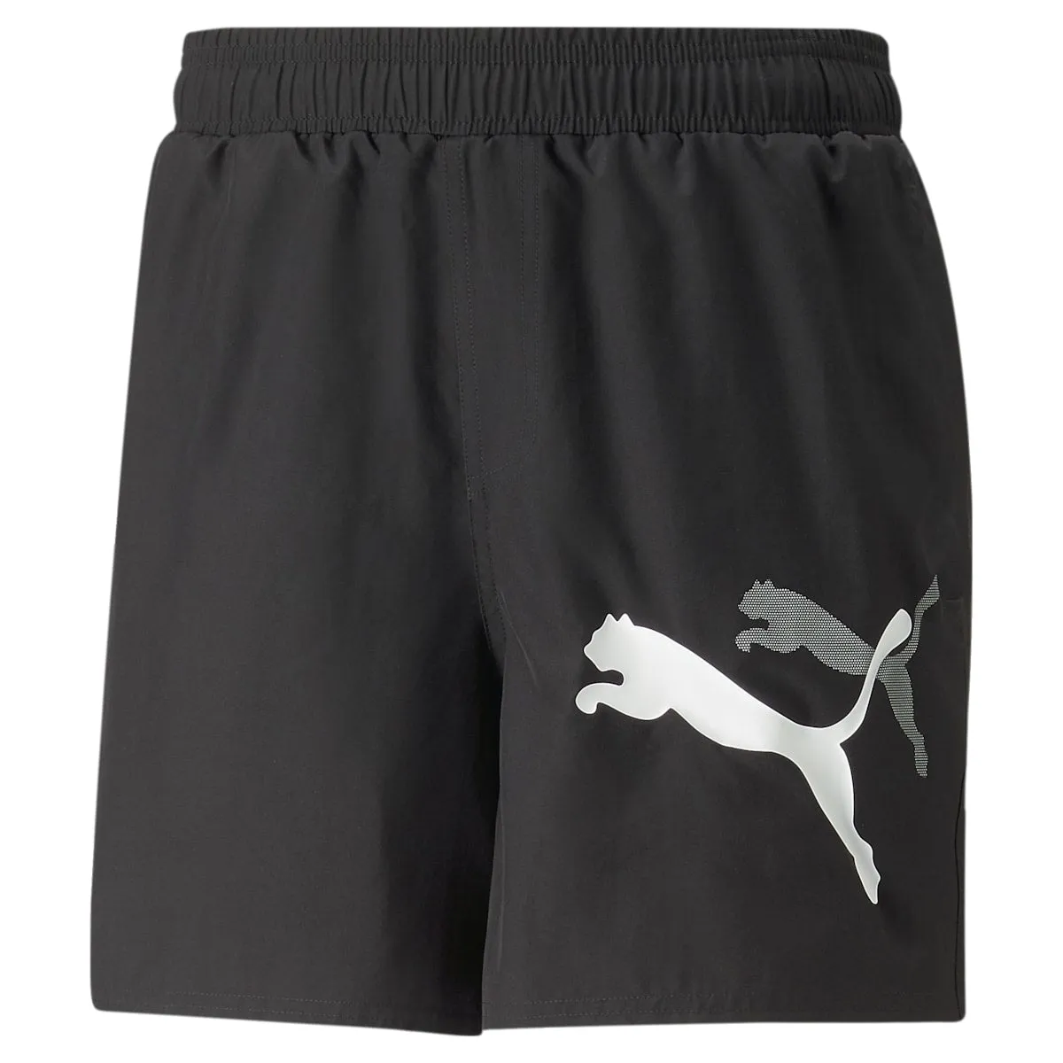 PUMA Essential Logo Power Cat Woven Shorts 'Black' 673382-01 sold by KicksCrew