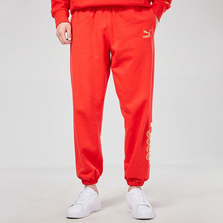 Puma YOTOX Sweatpants 'Red White' 531296-23 sold by KicksCrew product image thumbnail 4