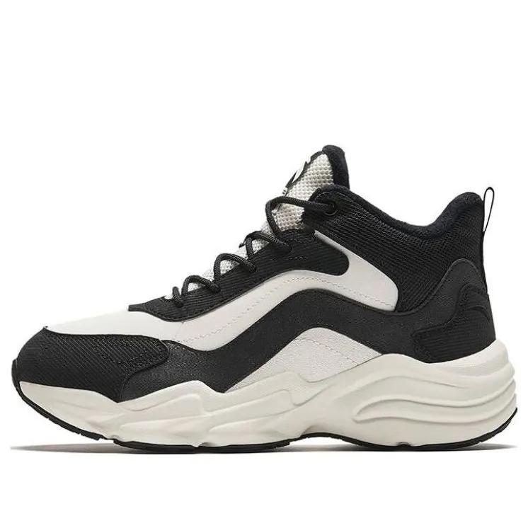 (WMNS) ANTA Life Series Sneakers High 'Black White' 922358984-4 sold by KicksCrew