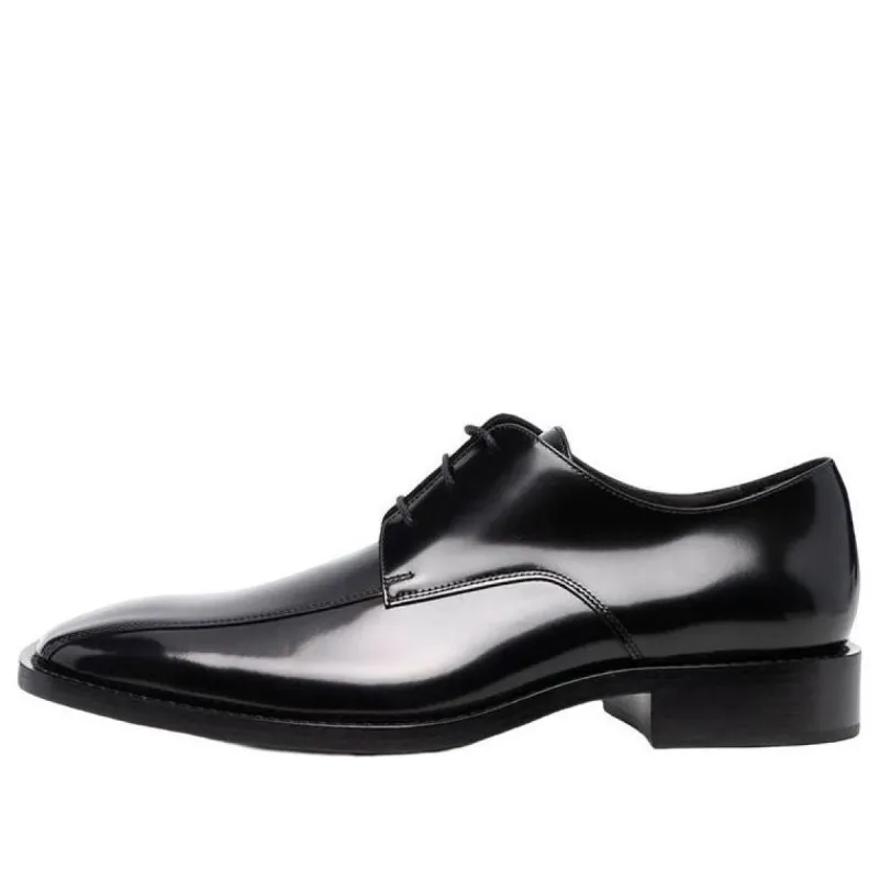 Balenciaga Rim Hi-Shine Derby Shoes 'Black' 636622WA7B01000 sold by KicksCrew