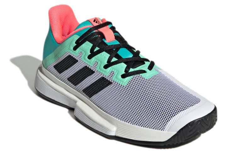 Adidas Solematch Bounce Tennis Shoes 'Grey Green' GY0805 sold by KicksCrew product image thumbnail 4