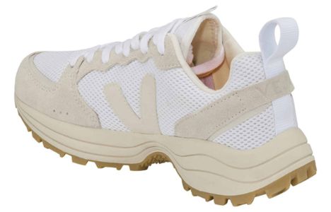 Veja Venturi Suede Lace-Up Sneakers 'White Pierre Natural' VT0102257 sold by KicksCrew
