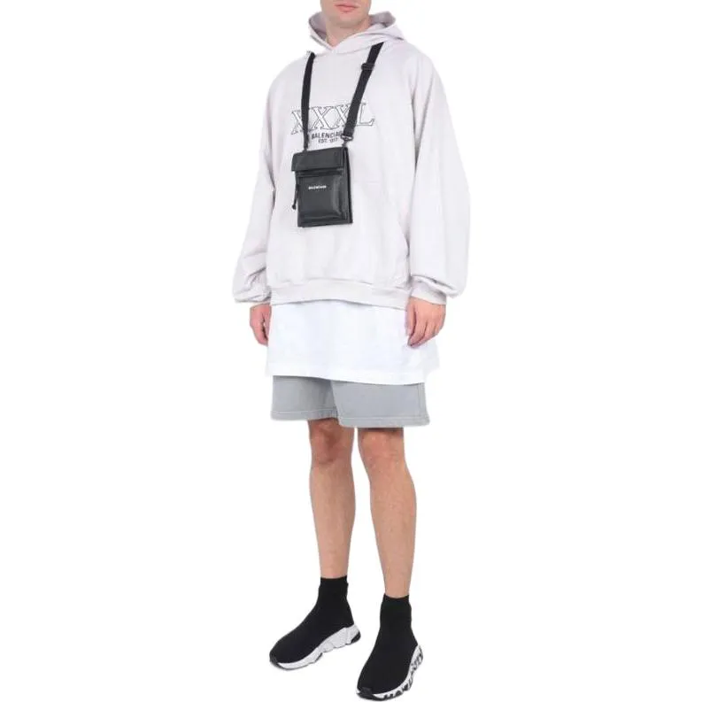 Balenciaga Sweat Shorts 'Grey Dark Grey' 676137TNVG89244 sold by KicksCrew product image thumbnail 3