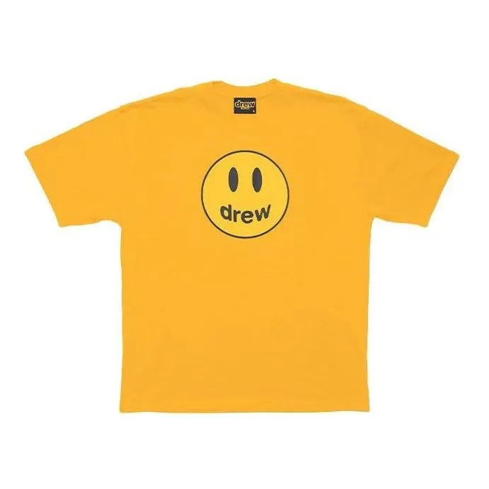 Drew House Mascot T-shirt 'Gold Yellow' DR-FW21-093 sold by KicksCrew