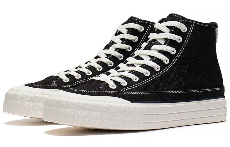 Li-Ning Classic Canvas Hi Shoes 'Black White' AGCS255-4 sold by KicksCrew product image thumbnail 3