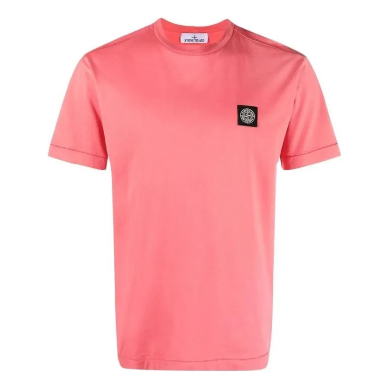 STONE ISLAND Patch T-shirt 'Fuscia' 101524113-V0087 sold by KicksCrew