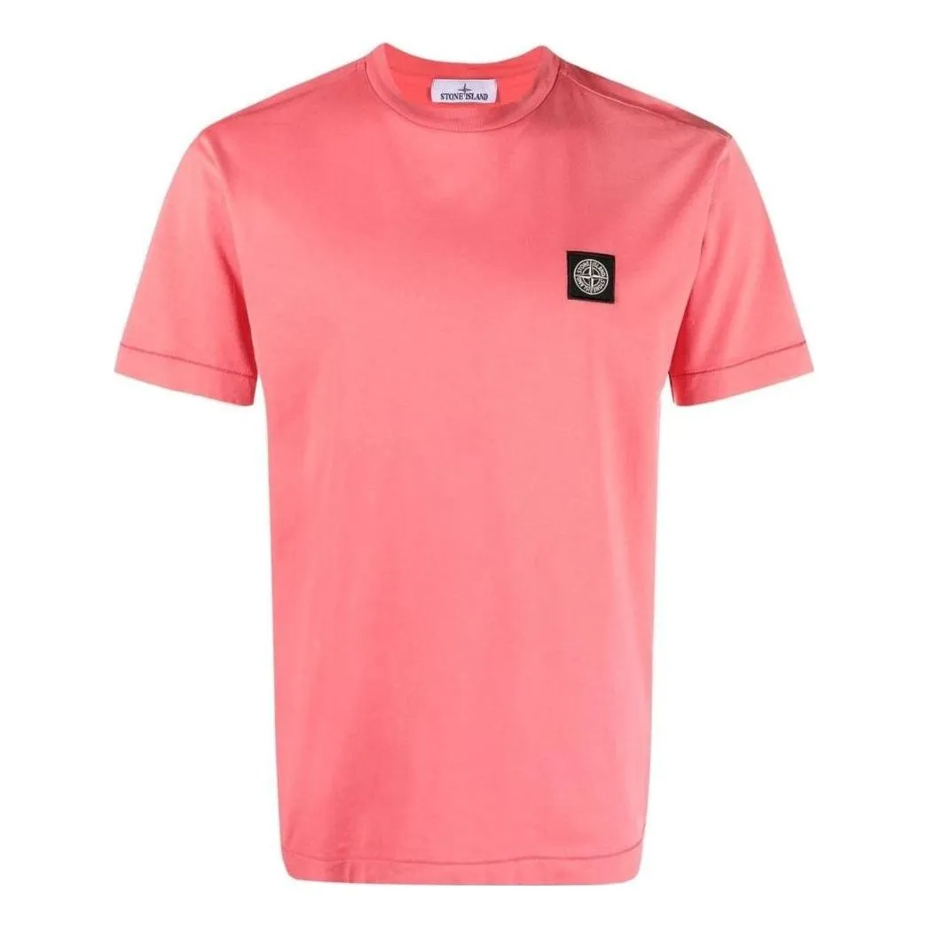 STONE ISLAND Patch T-shirt 'Fuscia' 101524113-V0087 sold by KicksCrew