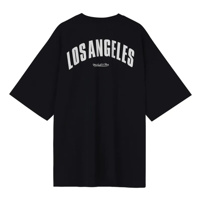 Mitchell & Ness x NBA Team T-shirt 'Los Angeles Lakers' MNJYSST230081-BLACK sold by KicksCrew
