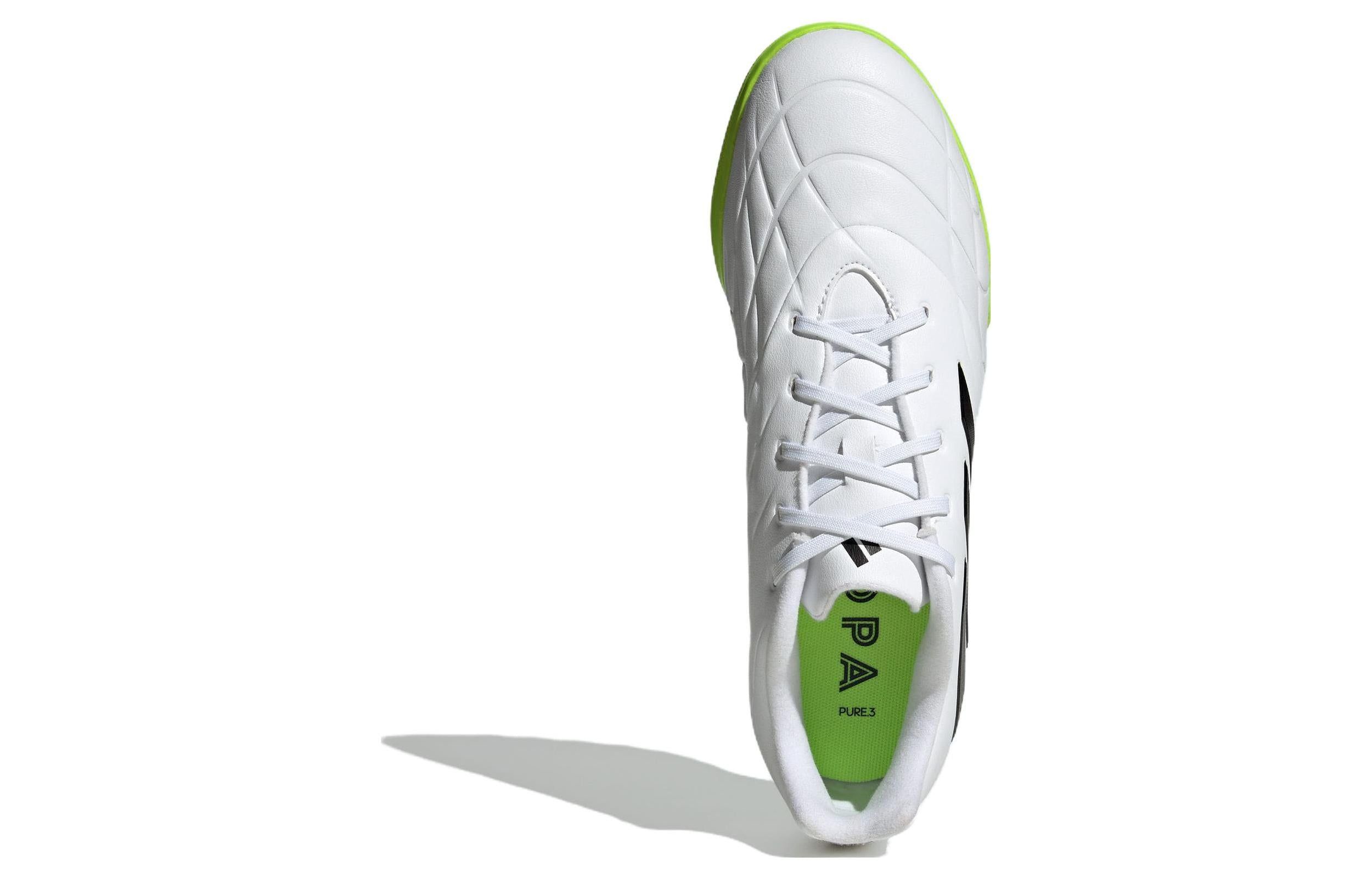 Adidas Copa Pure II.3 Turf Boots 'Cloud White Core Black Lucid Lemon' GZ2522 sold by KicksCrew product image thumbnail 3