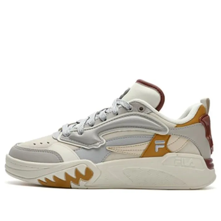 (WMNS) FILA FUSION Desperado Low Top Shoes 'White Grey Orange' T12W343205FPP sold by KicksCrew