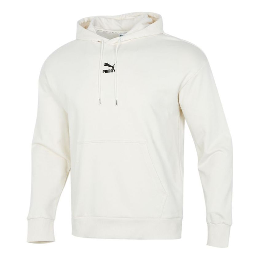 Puma Small Logo Hoodie 'White' 533114-73 sold by KicksCrew