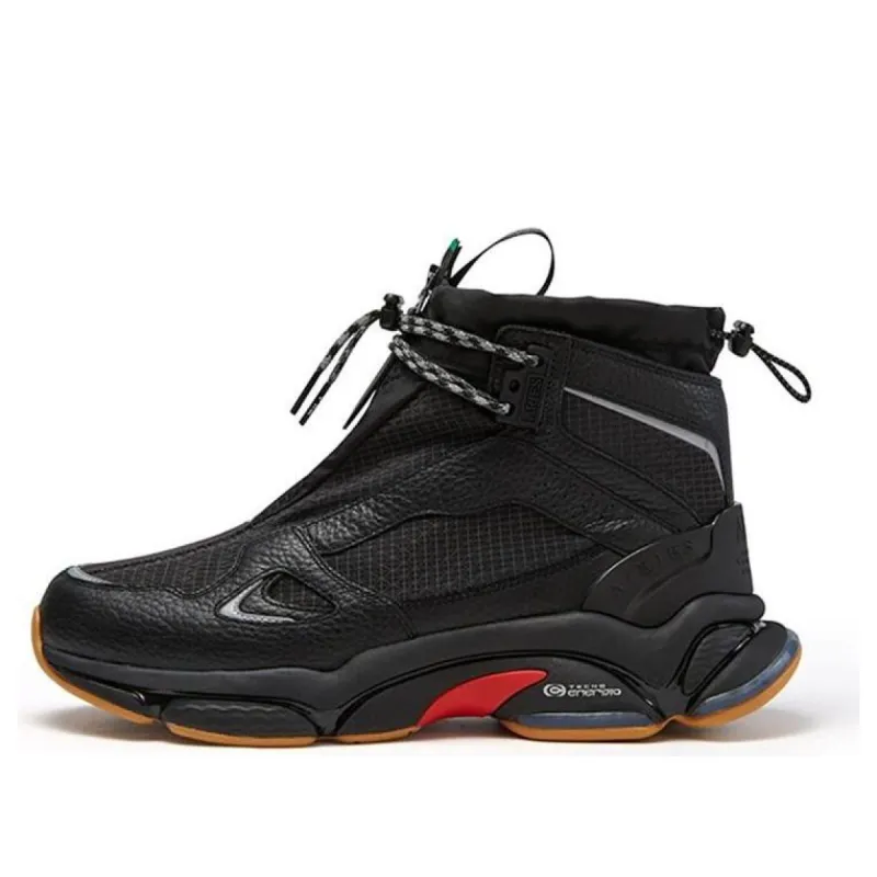 FILA FUSION x Aries High-Top Sneakers 'Black Red' T12M217324FBK sold by KicksCrew