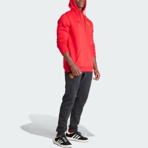 Adidas Manchester United Essentials Trefoil Hoodie 'Red' IK8706 sold by KicksCrew