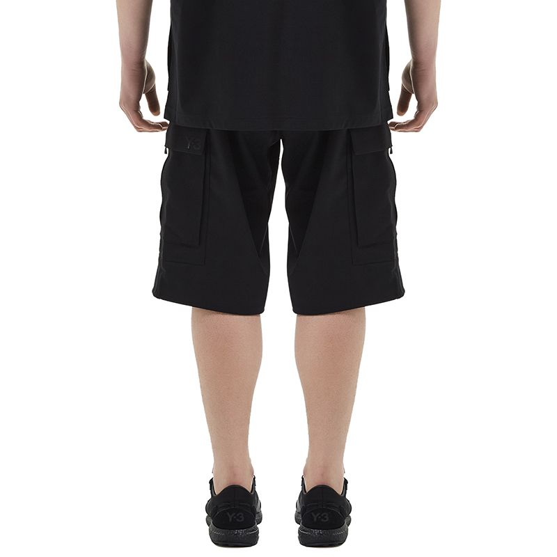 adidas Y-3 Classic Refined Wool Stretch Cargo Shorts 'Black' FN3401 sold by KicksCrew product image thumbnail 5