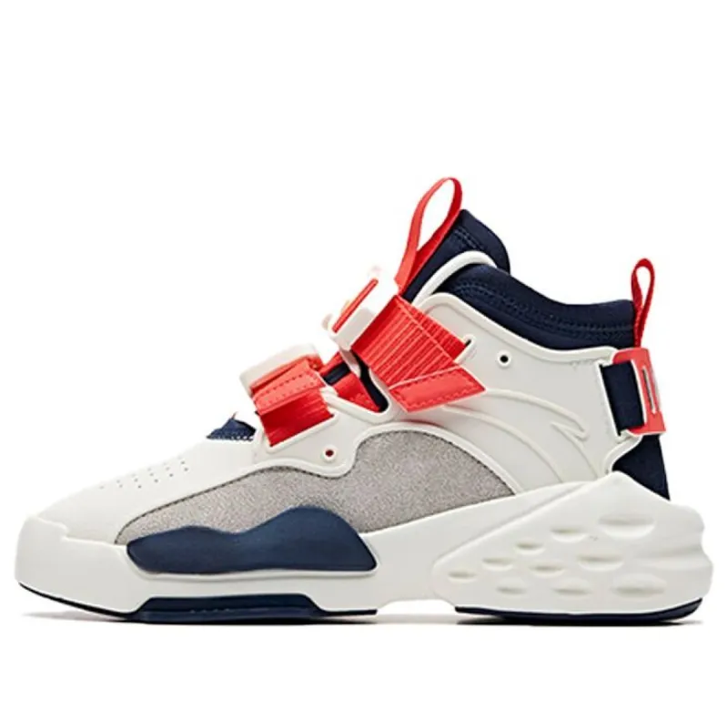 (WMNS) ANTA Badao High 'White Blue Red' 12948080-4 sold by KicksCrew