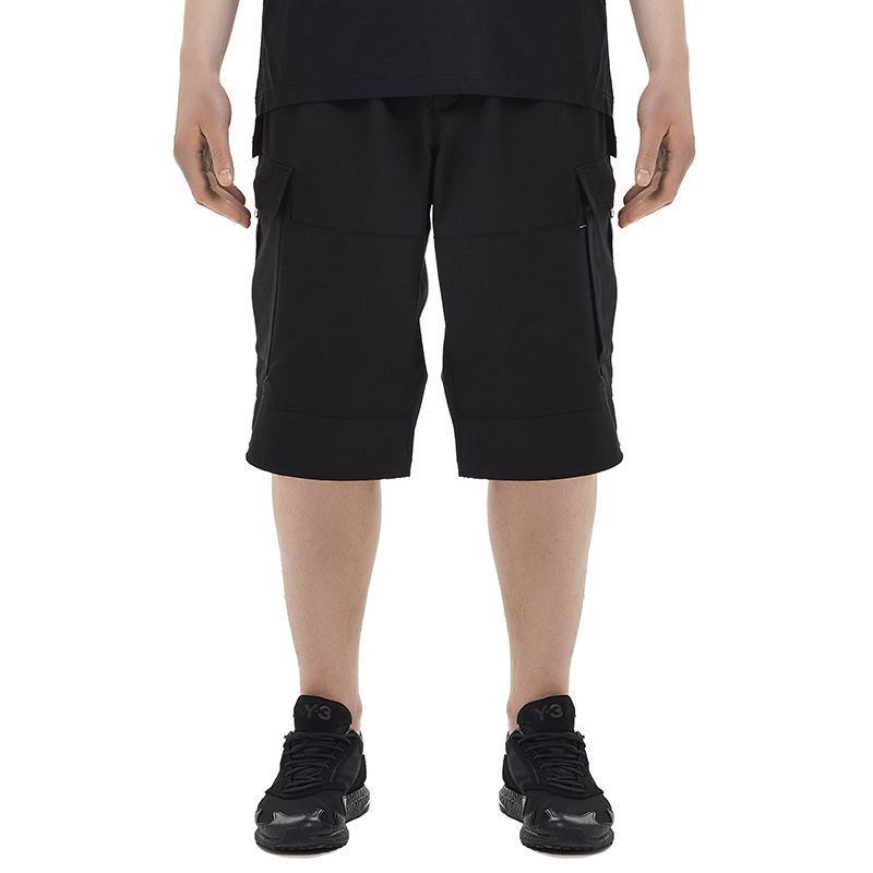 adidas Y-3 Classic Refined Wool Stretch Cargo Shorts 'Black' FN3401 sold by KicksCrew product image thumbnail 4
