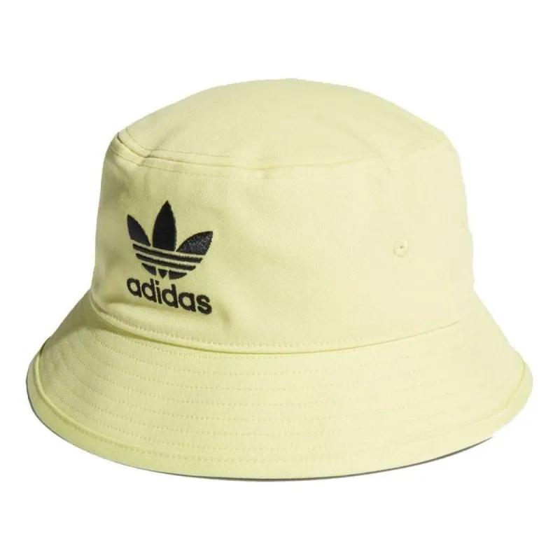 adidas Adicolor Trefoil Bucket Hat 'Yellow' H35495 sold by KicksCrew