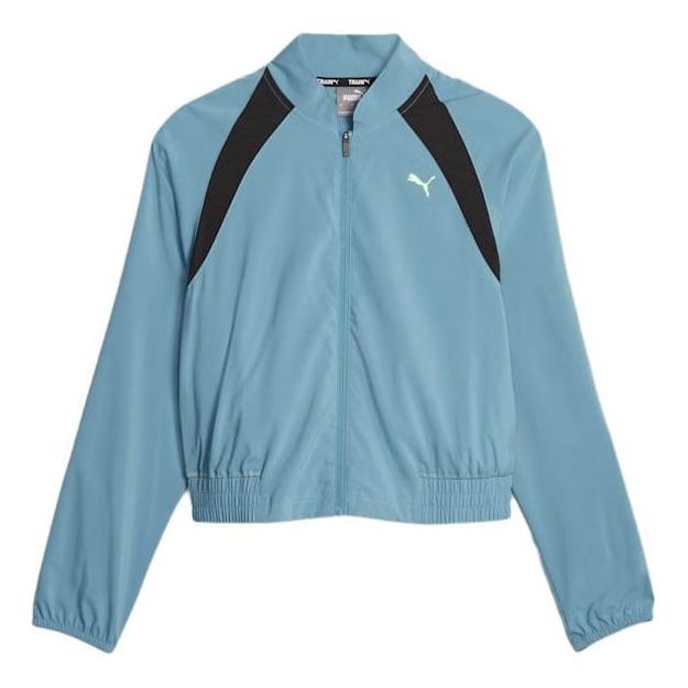 (WMNS) Puma Fit Training Jacket 'Light Blue' 524142-48 sold by KicksCrew