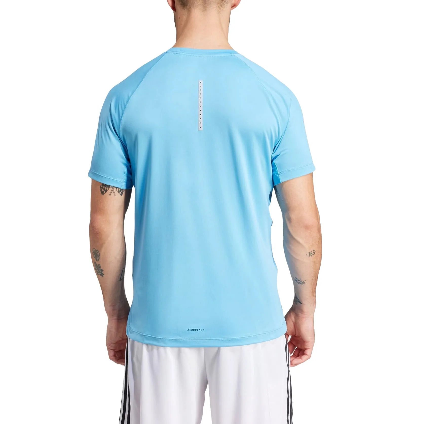 adidas Gym Training T-shirt Asia Sizing 'Light Blue' IS1295 sold by KicksCrew product image thumbnail 2