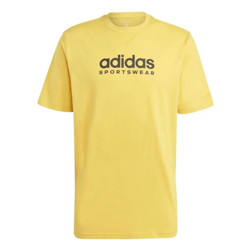 adidas All SZN Graphic T-Shirt 'Yellow Black' IC9818 sold by KicksCrew