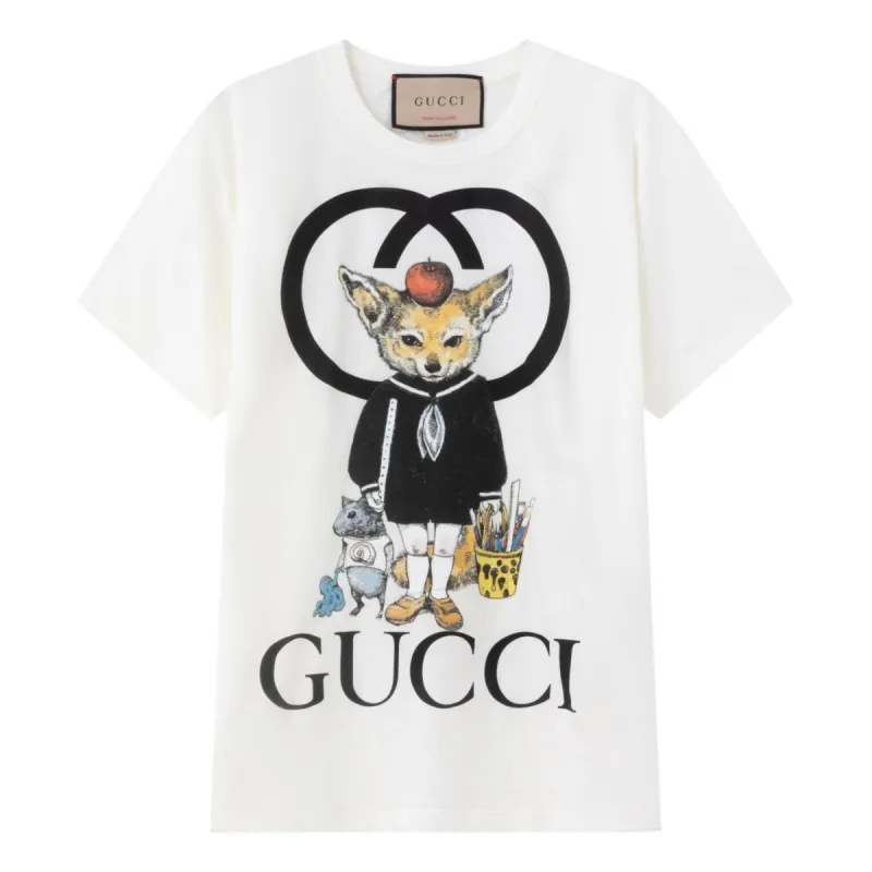 Gucci x HIGUCHI YUKO Short Sleeve T-Shirt 'White' 548334-XJDTN-9095 sold by KicksCrew
