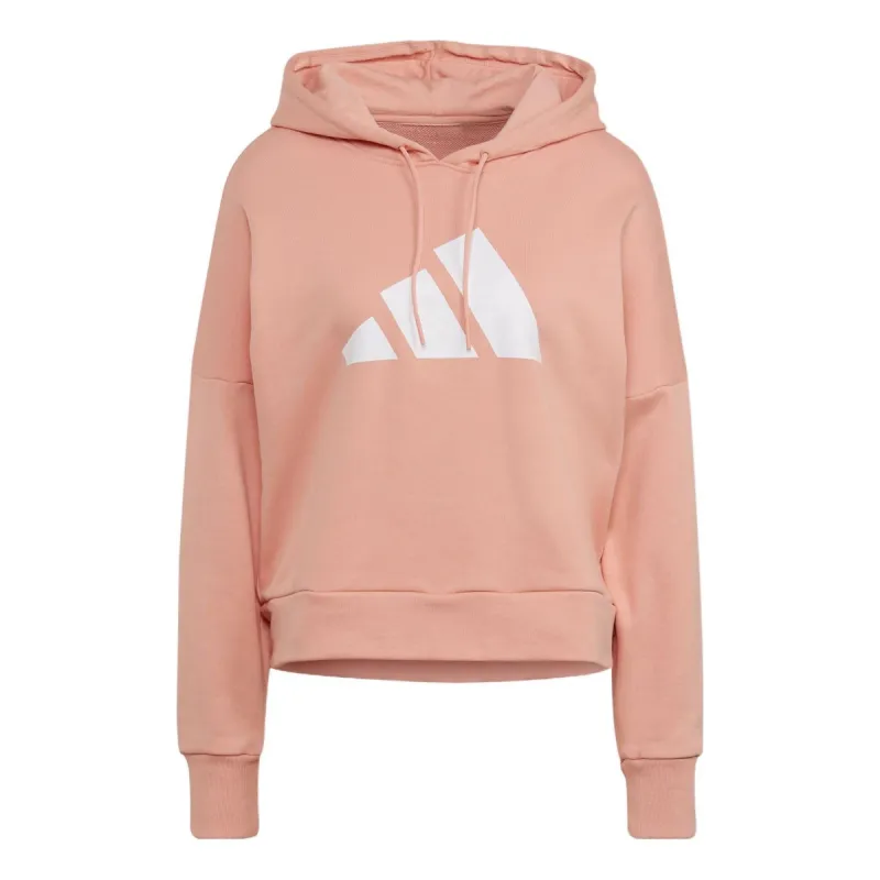 (WMNS) adidas Future Icons Logo Hoodie 'Pink' H24082 sold by KicksCrew