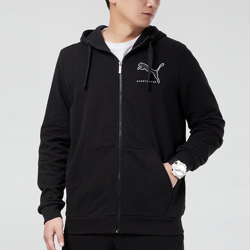 Puma Athletics Jacket 'Black' 855986-01 sold by KicksCrew product image thumbnail 2
