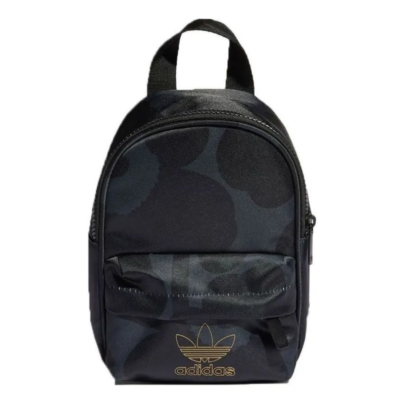 (WMNS) adidas Marimekko Mini Backpack 'Carbon Black' H09154 sold by KicksCrew