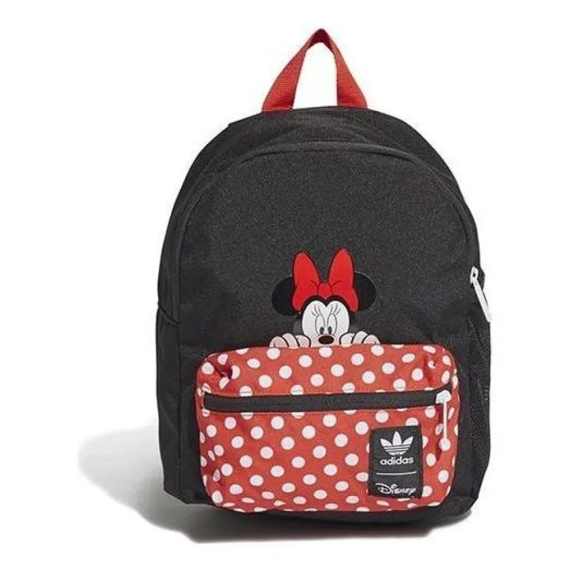 (WMNS) adidas x Disney Minnie Backpack 'Black Red' GN3226 sold by KicksCrew