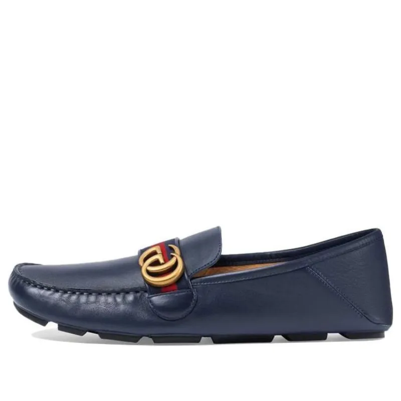 Gucci Horsebit Loafers Moccasins 'Navy' 450891-DTM10-4062 sold by KicksCrew