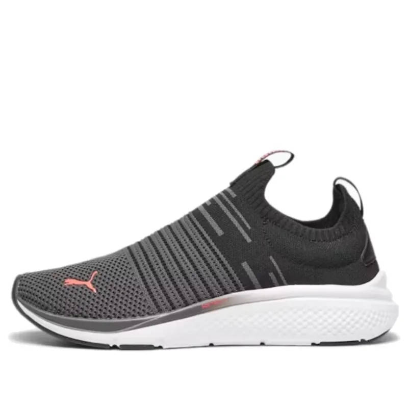 PUMA Softride Pro Echo Slip-On 'Black Grey Fire Orch' 378691-01 sold by KicksCrew