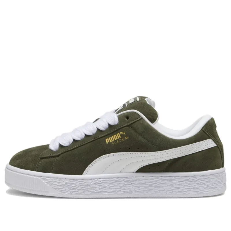PUMA Suede XL 'Dark Olive White' 395205-13 sold by KicksCrew