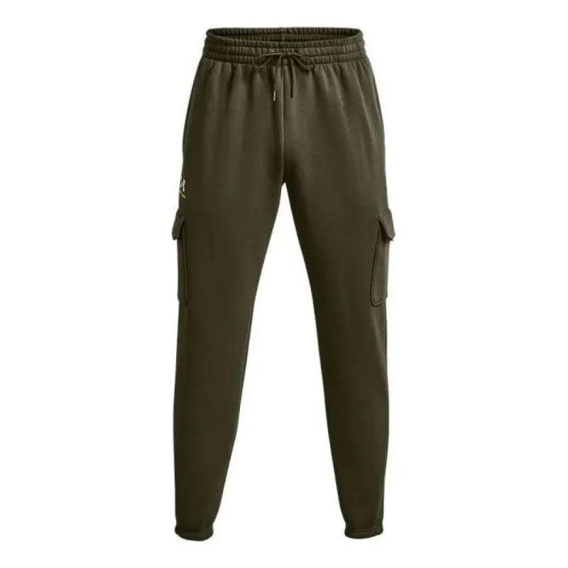 Under Armour Essential Fleece Cargo Pants 'Olive Green' 1380376-390 sold by KicksCrew