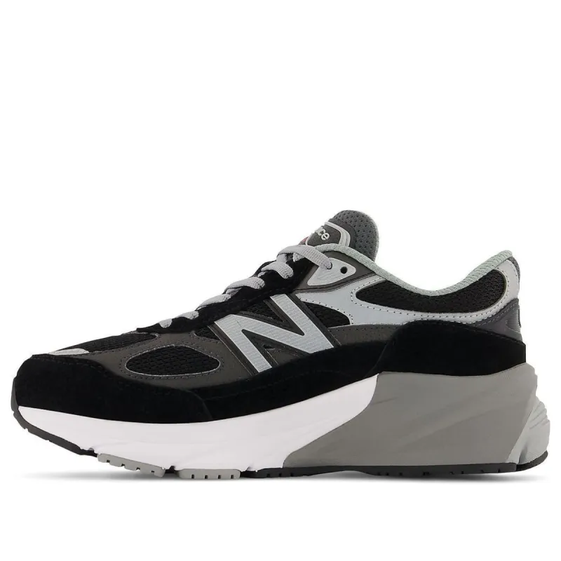 (GS) New Balance 990 V6 FuelCell Shoes 'Black Grey White' GC990BK6 sold by KicksCrew