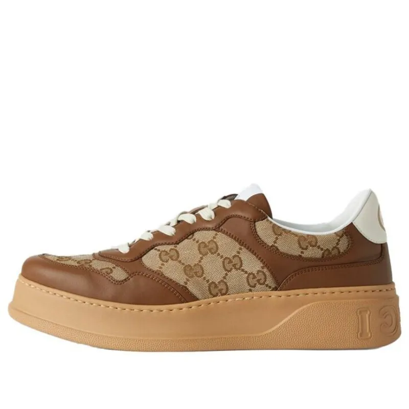 GUCCI GG Sneaker 'GG Beige Ebony' 675840-UPG20-2866 sold by KicksCrew