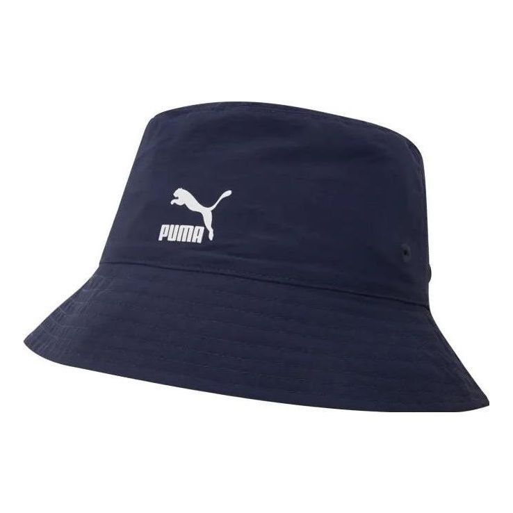 Puma Manchester Logo Bucket Hat 'Navy White' 02361005 sold by KicksCrew