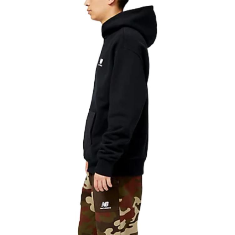 New Balance Athletics Quilted Fleece Hoodie 'Black' MT23505-BK sold by KicksCrew product image thumbnail 4