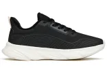 (WMNS) ANTA Running Series Sneakers Leather Fleeced 'Black White' 122145571-8 sold by KicksCrew