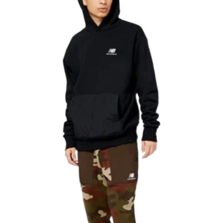 New Balance Athletics Quilted Fleece Hoodie 'Black' MT23505-BK sold by KicksCrew product image thumbnail 3